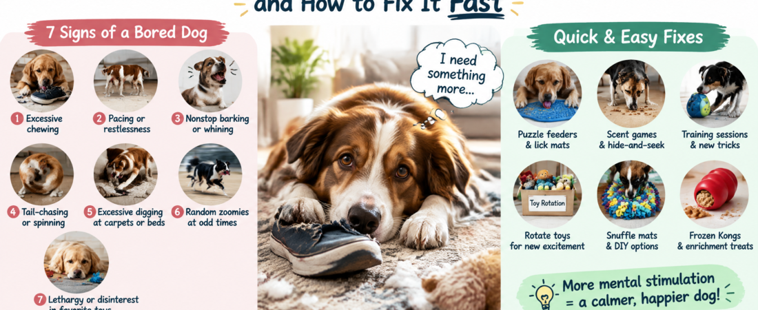 7 Signs Your Dog Is Bored and How to Fix It Fast